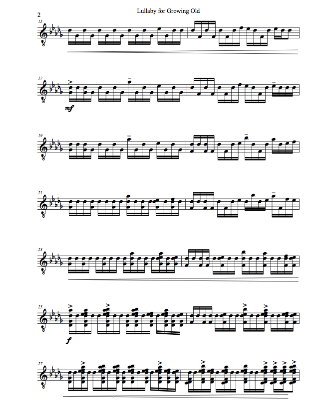Toy Piano Score, page 2